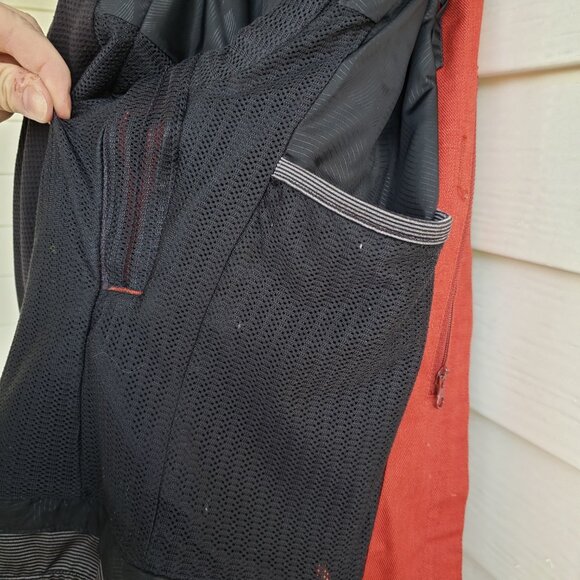 Holden Women's M hooded snowboard jacket in burnt orange / rust color - Picture 13 of 15